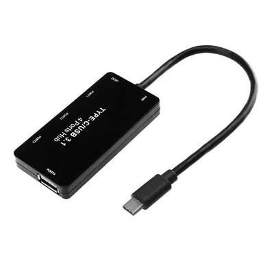 USB 3.0 4 Port Type-C Hub 5Gbps Speed usb hub adapter for La