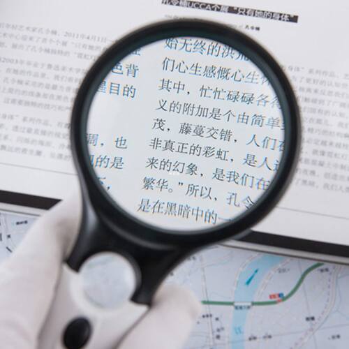 45X 3 LED Light Handheld Magnifier Reading Map Newspaper Mag