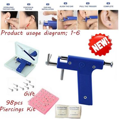 Piercing Machine Stainless Steel Body Piercing Tool Kit Prof