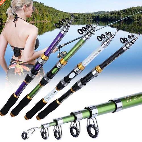 Sougayilang Fishing Rod 1.8m - 3.6m Telescopic Sea Boat Fish