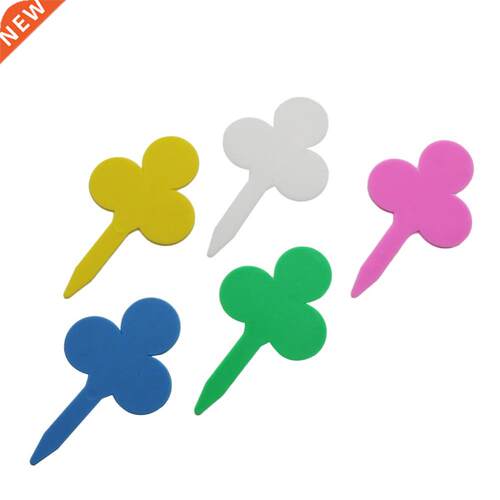 Plum-shaped Garden Labels Plastic Decoration Signs Agricultu