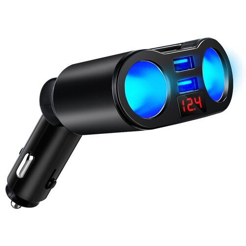 Car Cigarette Lighter Socket Splitter Plug For Mobile Phone