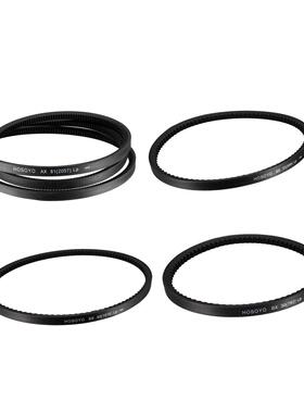 4pcs Drive V-Belt Indurial Rubber Transmission Belt Replac