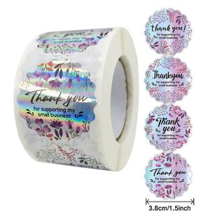 Gift Sealing Stickers Thank you Love Design Diary Scrapbook