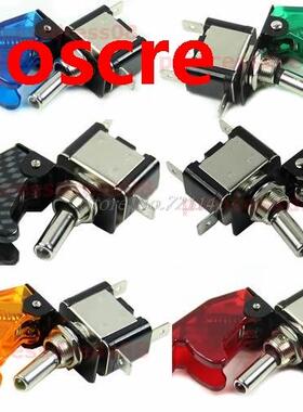 1PC 12V Car Racing On Off Aircraft Type LED Toggle Switch Co