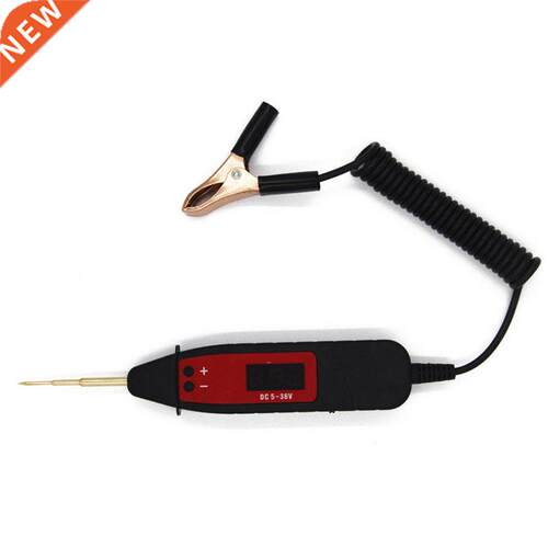DC 3-36V Car LCD Digital Electric Volta Test Pen With LED