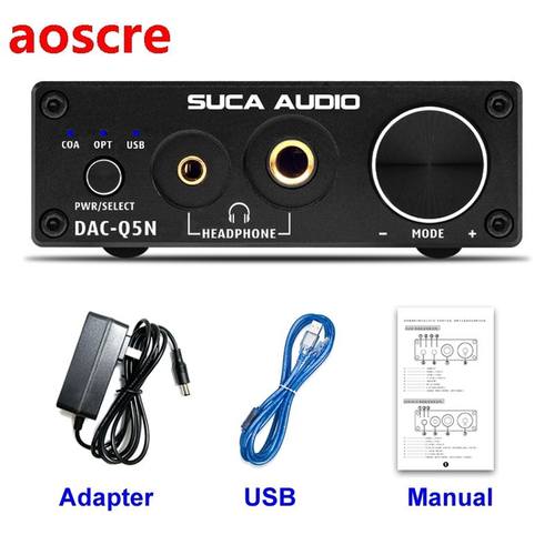 ES9018K2M Optical USB DAC 192kHz/24Bit Digital to Analog Con