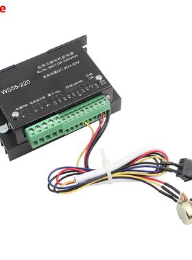 WS55-220 Motor Driver Controller DC 48V 500W CNC Brushless S