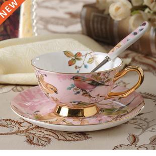 1 set Classic Fine Bone China Tea Cups Premium Ceramic Coffe