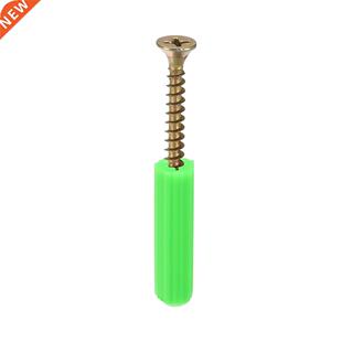 15 pcs 7mm X 28mm Household Masonry Plastic Screws Anchor Ex