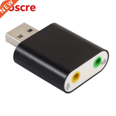 USB .5MM Jack Audio Adapter External Stereo Sound Card, Sui