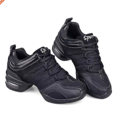 Mesh Jazz Shoes Woman Ladies Modern Soft Outsole Dance Sneak