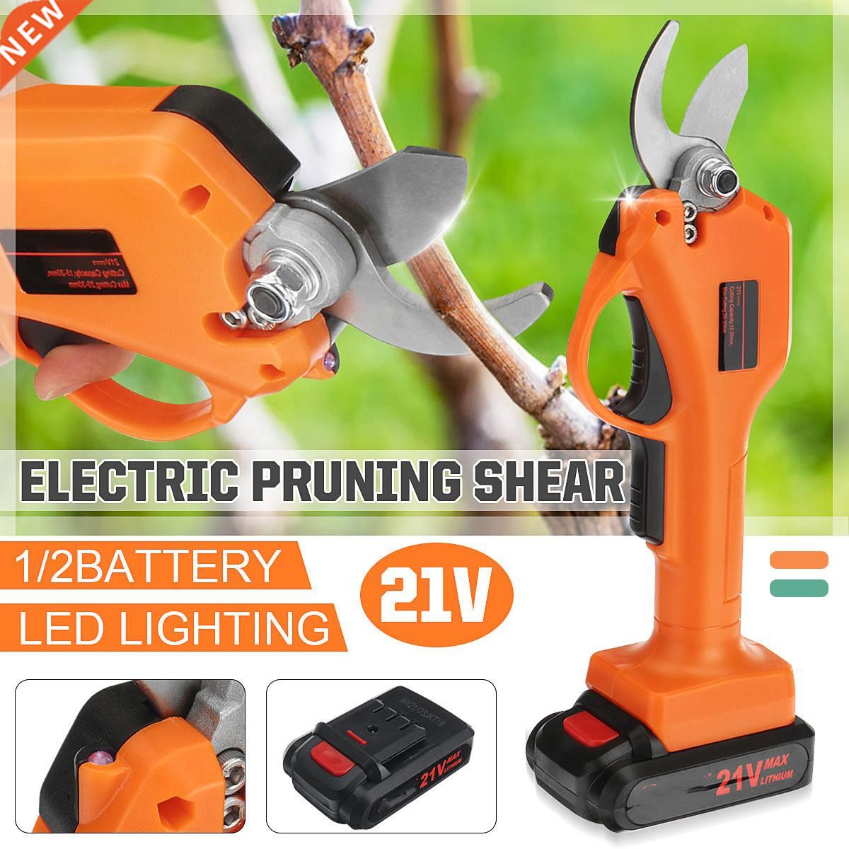 NEW 21 Cordless Pruner Electric Pruning Shear with Lithium-i
