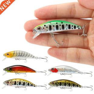 mini Sinking Minnow Wobblers Fishing Lures 5.5cm 5g Trout Ar