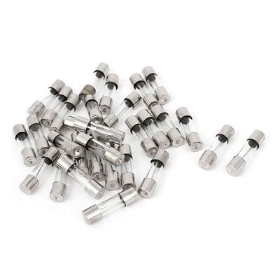 AC 250V 13A Blow Acting Type Glass Tube Fuses 5mm x 20mm 30