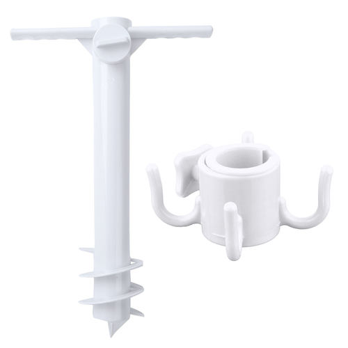 *Fixig Tools Beach mbrella Sand Anchor Stand Holder with 4-P