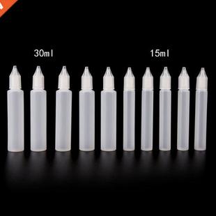 1PCS 15/30ml Plastic Glue Applicator Needle Squeeze Bottle f