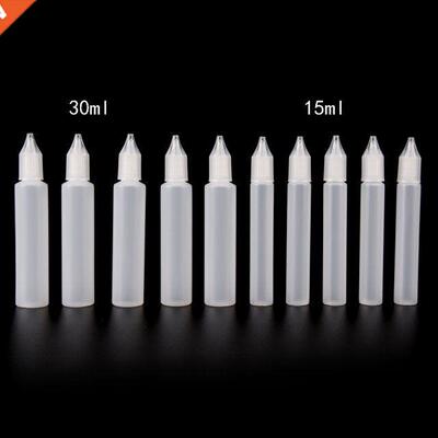 1PCS 15/30ml Plastic Glue Applicator Needle Squeeze Bottle f