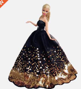 New for handmade barbie doll clothes barbie evening dress ba