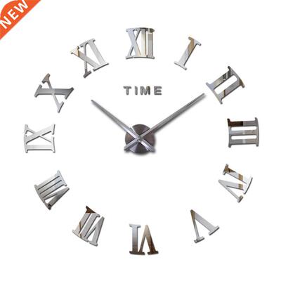 special offer 3d big acrylic mirror wall clock diy quartz wa