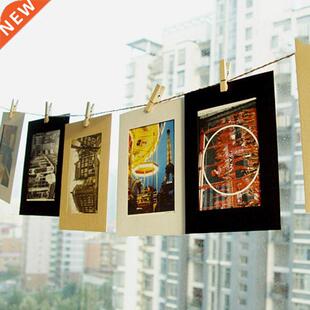 10 Pcs Kraft Paper Photo Frame Hanging Wall Photos Pict