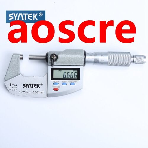 IP65 Electronic Digital Micrometer 0-25mm Waterproof Outside