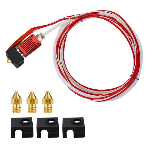 7pcs Upgre Parts Assembly Extruder Hot End With PTFE Tube+