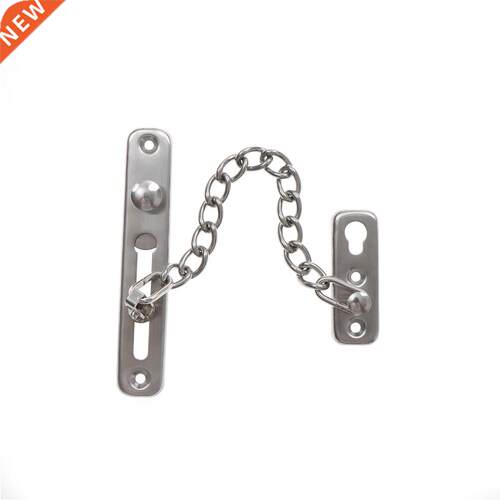 Modern Chrome Chain Door Safety Guard Latch Security Peep Bo