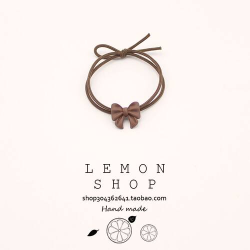Bow hair cord cute girl hair ring hair cord web celebrity in