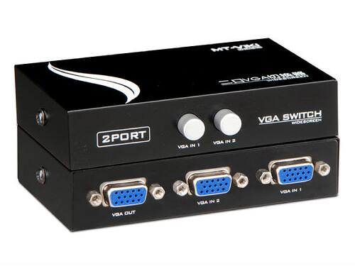 Maxtor MT-15-2C 2 port vga switch 2 in 1 vga sharer 1 pc vga