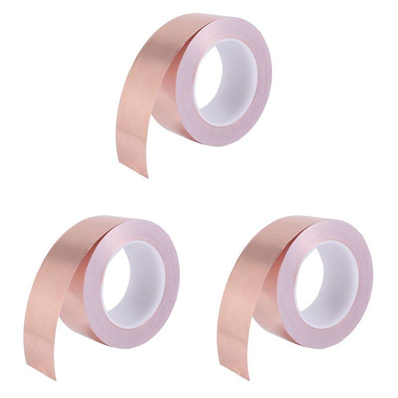3x copper foil tape 50mm x 30m for emi shielding conductive