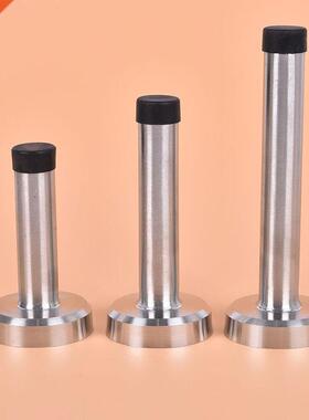 Stainless Steel 1 Set Door Stop Stopper Bumper Wall Mounted