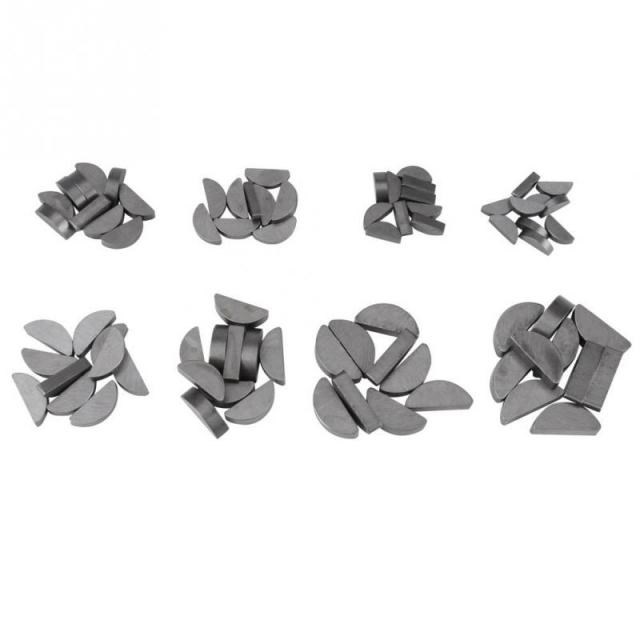 80PCS/Lot Metal Woodruff Keys Assortment Kit Set Different S