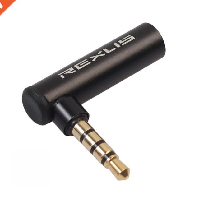 90 Degree Right Angled 3.5mm Male To Female Audio Converter