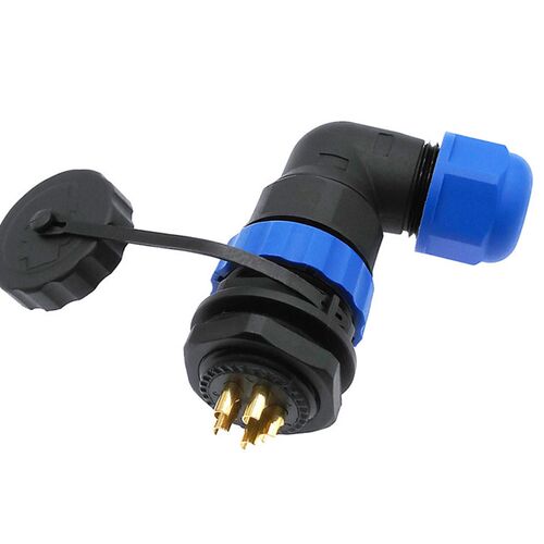 SP20 90 degree elbow waterproof connector 1pin 2pin 3/4/5/6/
