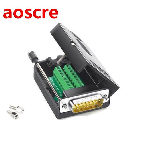 D-SUB Connector DB15 Female/Male Connector Adapter Jack Term