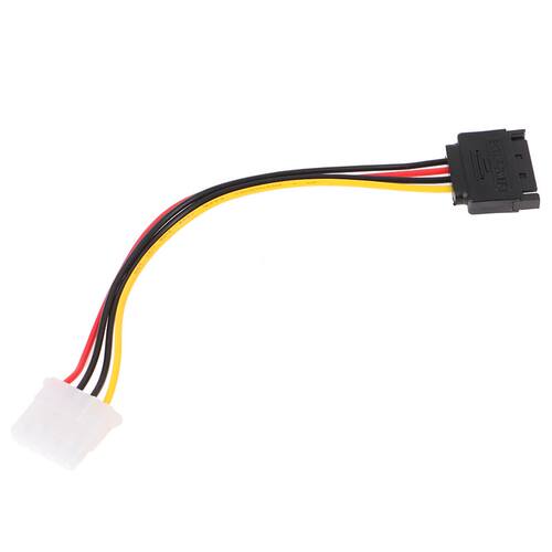 15 Pin SATA Male to 4 Pin Molex Female IDE HDD Power Hd Dr
