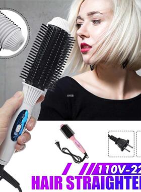 2 In1 Curling Ceramic Hair Straightener Fashion Electric Hai