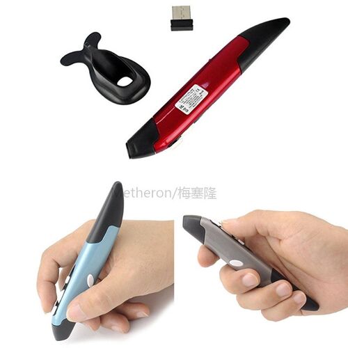 2.4GHz Mini Wireless USB Mouse Optical Presenter Pen Mouse f