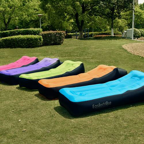 Camping Mat Double Layer Thicken Portable Inflatable Air Cus