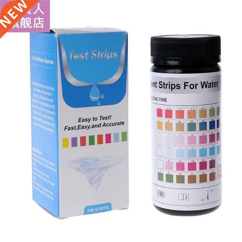 50pcs Water Quality Analyer Test Strips 6in1 Test Paper PH