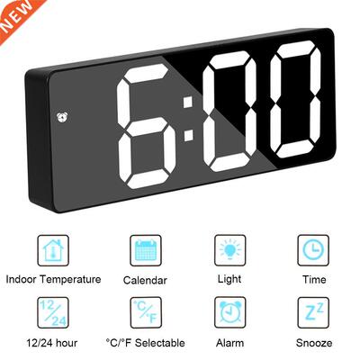 Alarm Clock Digital Projector Date Snooze Function Backlight