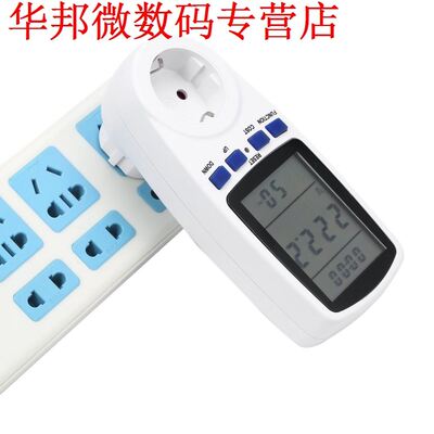 EU Volt Voltage Wattmeter Power Analyzer Power Energy Meter