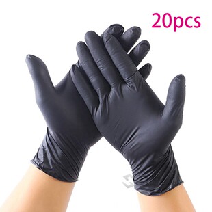 100pcs Dispossable Gloves Cot Nitrile Gloves Thin Flexible