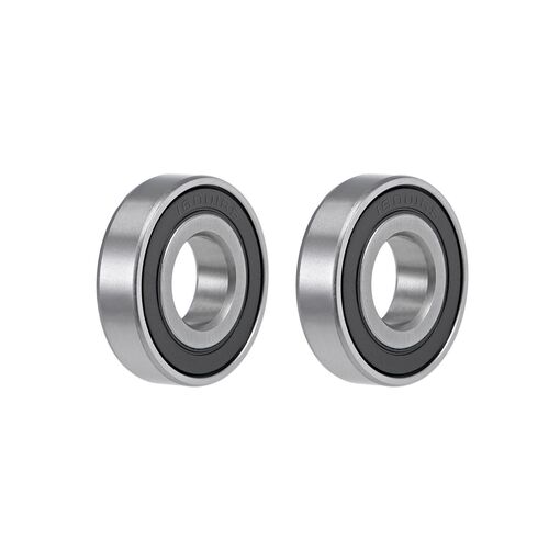 2pcs 16001-2RS Deep Groove Ball Bearings 12mm x 28mm x 7mm D