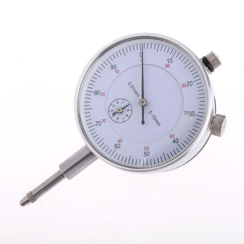 Dial Indicator Gauge 0-10/0.01mm Meter Precise 0.01mm Resolu