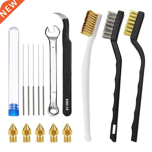 16 Pieces Of D Printer Nozzle Cleaning Tool Kit Needle Clea