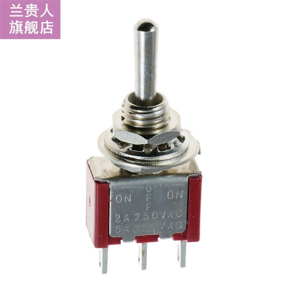 2 Pcs AC SPDT On/Off/On 3 Pin Momentary Toggle Switch AC250V