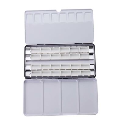 Watercolor Paints Tins Box Palette Painting Storage Paint Tr
