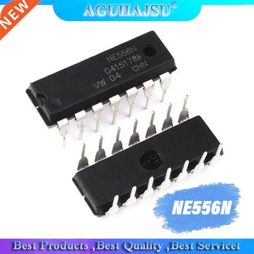 10PCS NE556N DIP14 NE556 DIP new Dual channel timer